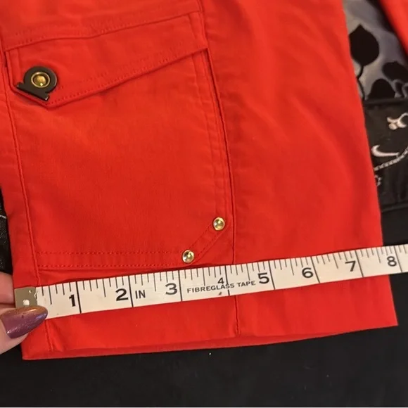 Jaime Sadock Coral Cargo Bermuda shorts - Picture 4 of 13